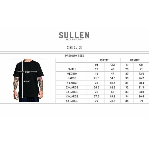Sullen Art Collective Bell Hanya Premium SCM4426 New Short Sleeve Men`s T-shirt - Picture 7 of 7